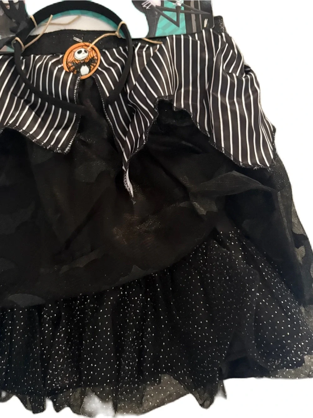 The Nightmare Before Christmas Jack Skellington Tutu Skirt & Headband Costume